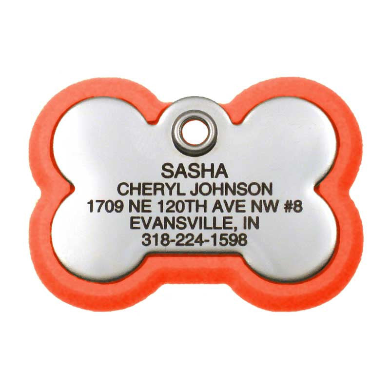 Bone Frame Tag, - Lucky Pet